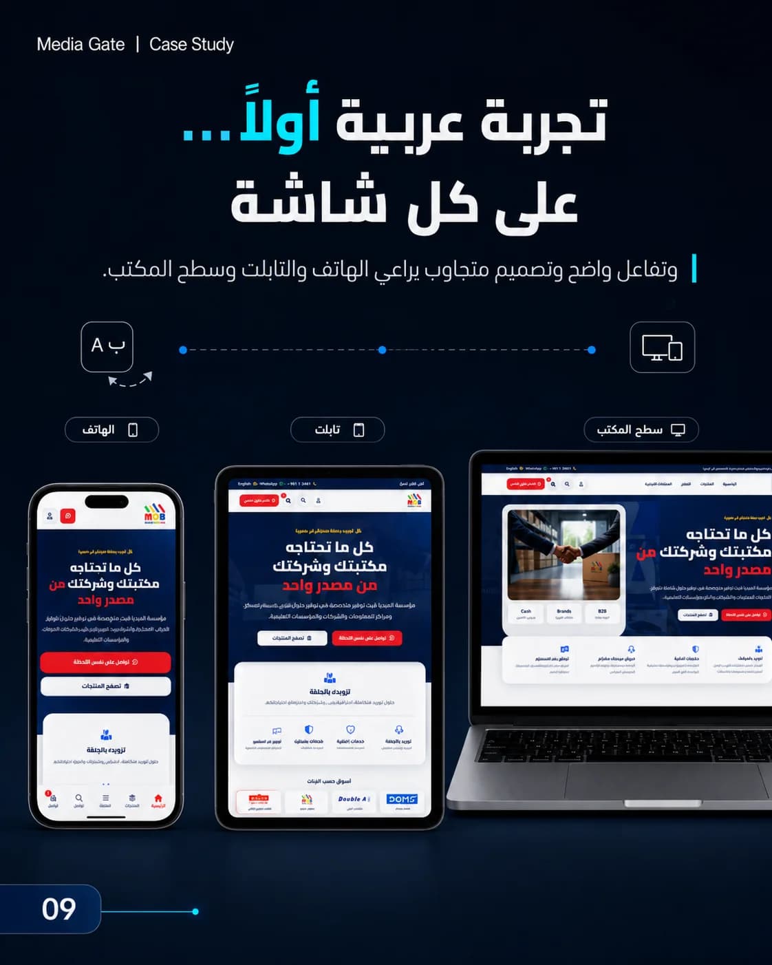 من موزّع تقليدي إلى حضور رقمي B2B متكامل.