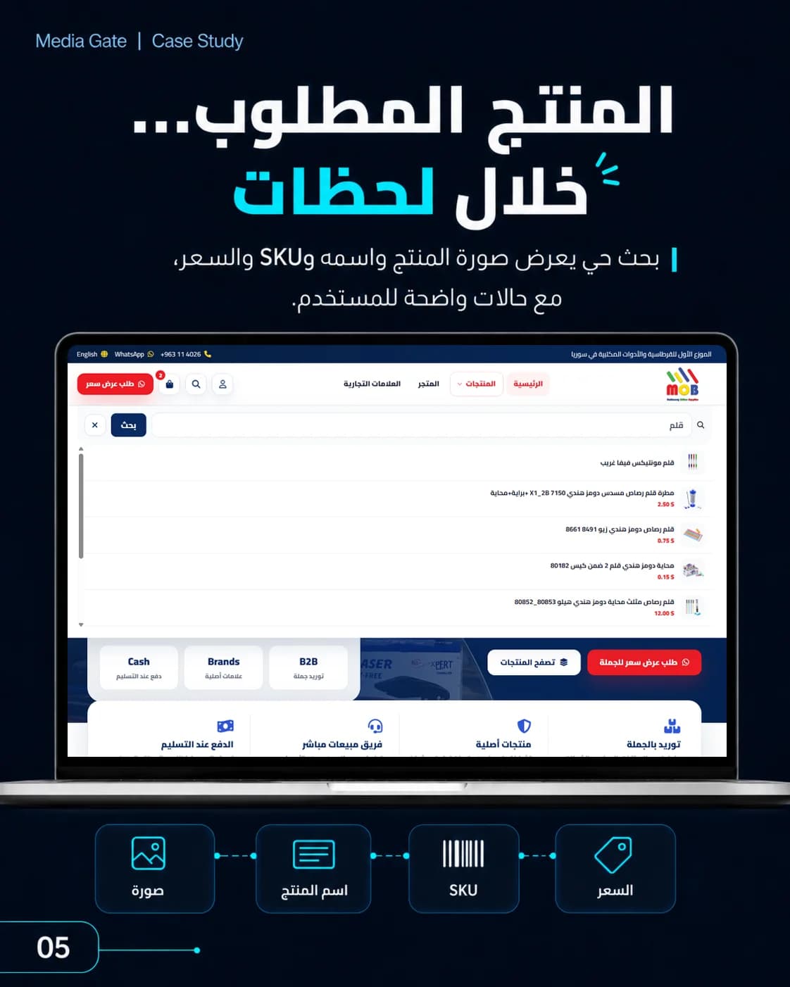 من موزّع تقليدي إلى حضور رقمي B2B متكامل.