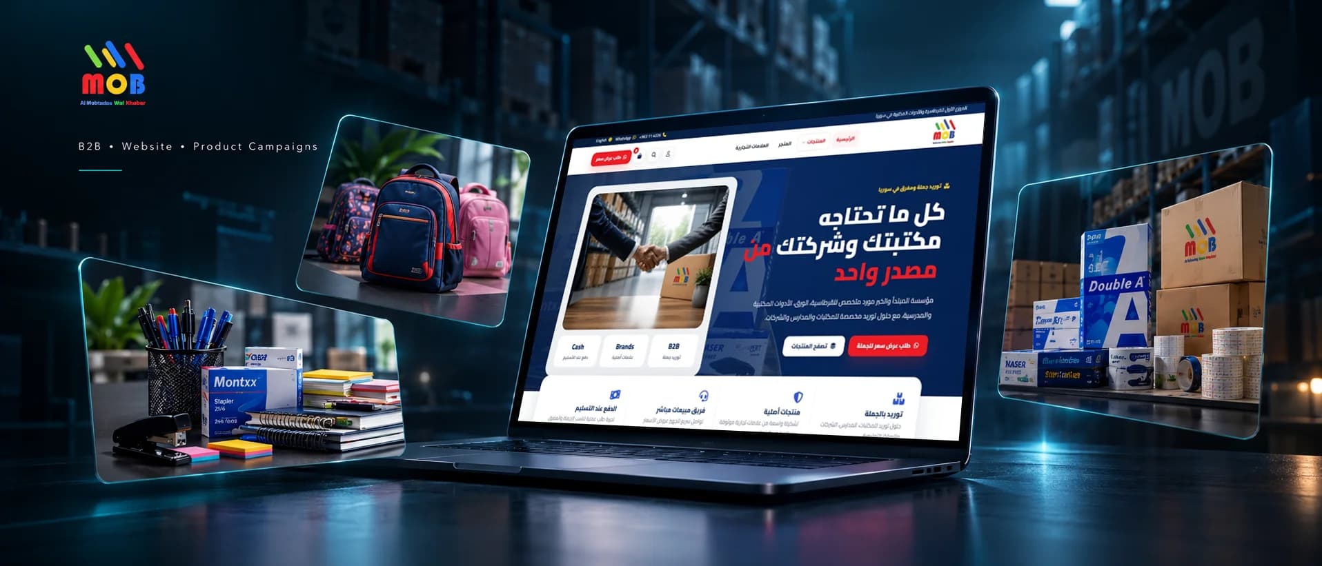 من موزّع تقليدي إلى حضور رقمي B2B متكامل.